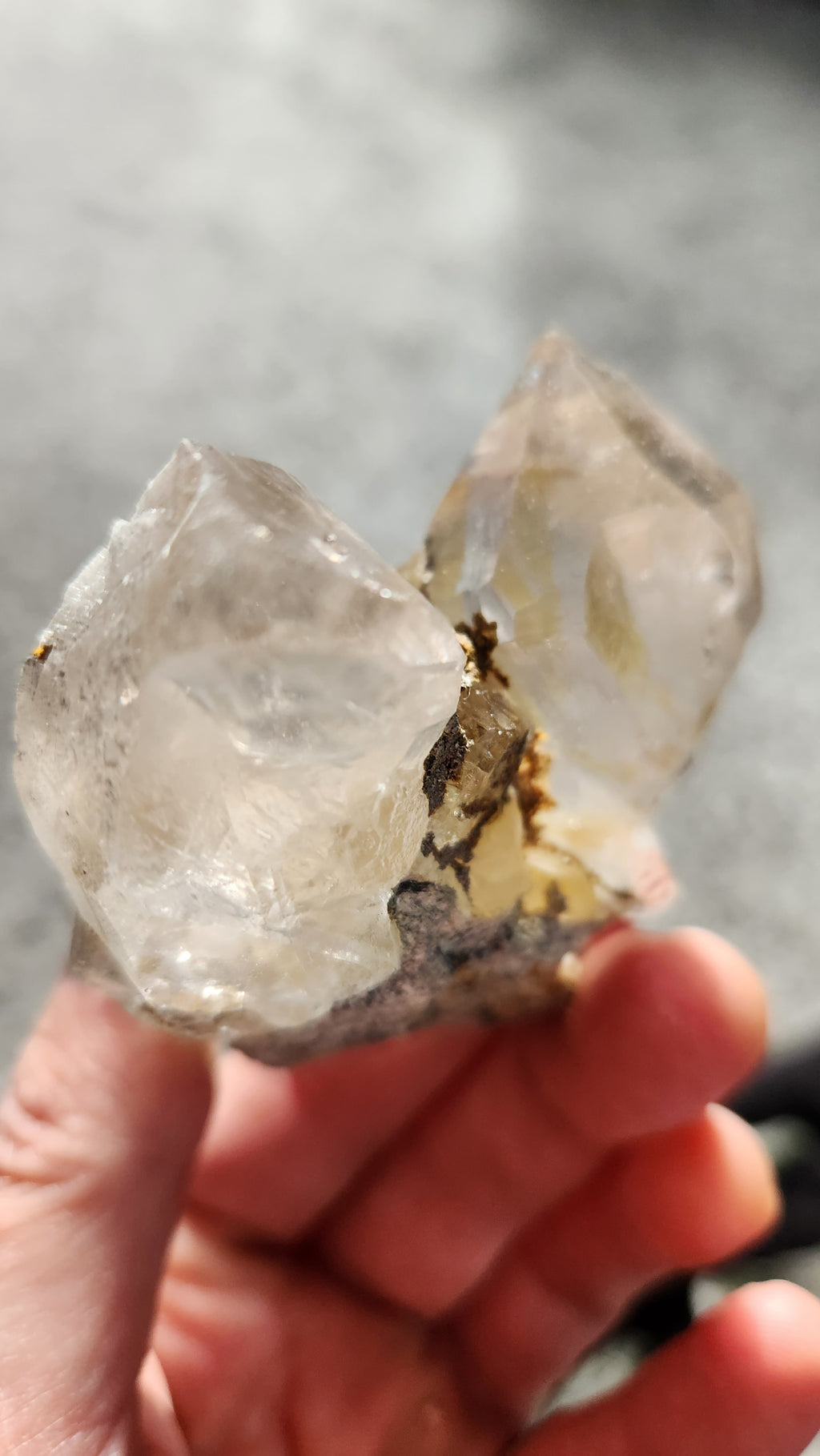 Tri-Tip Clear Quartz Cluster